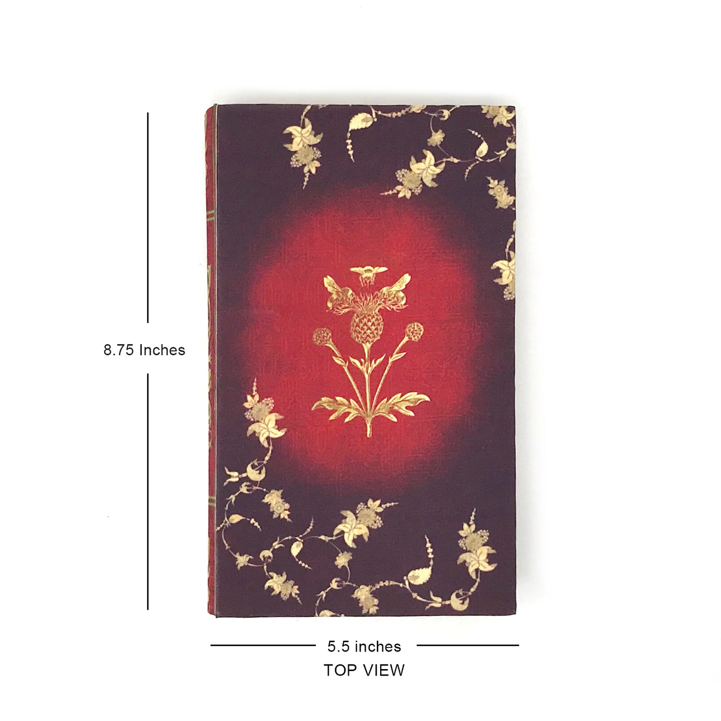 Ornate Ombre Book Shaped Box