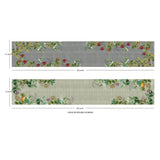 Tropical Blooms Reversible Table Runner