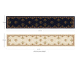 Intricate Inlay Reversible Table Runner