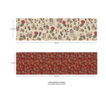 Botanical Chintz Reversible Table Runner