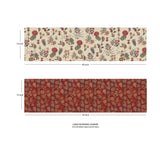 Botanical Chintz Reversible Table Runner
