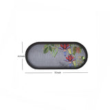 Tropical Blooms Oval Small Tray