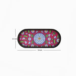 Lotus Mandala Oval Small Tray