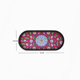 Lotus Mandala Oval Small Tray