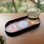 Lotus Mandala Oval Small Tray