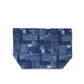 Shibori Printed Roll down Bag/Basket
