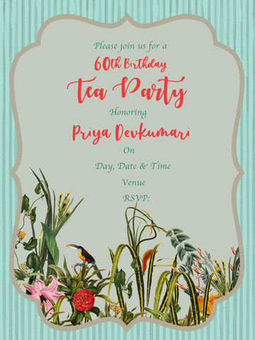 60th Birthday Tea Party