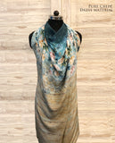 Floral Ombre Dress Material