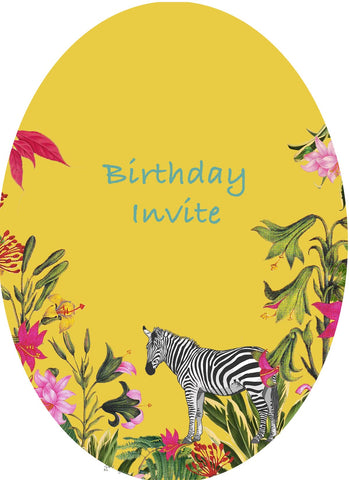 Tropical Birthday Invite