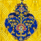Yellow Bandhani Embroidered Cushion Cover Small Last 2 Piece
