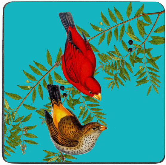Bird Coaster - Blue