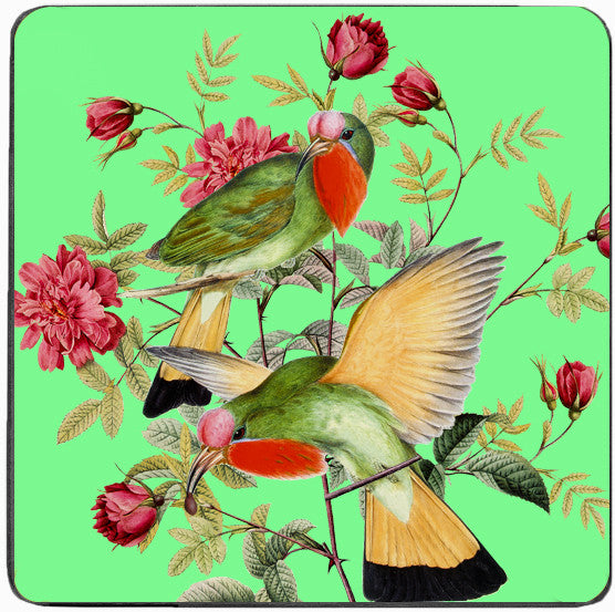 Bird Coaster - Green