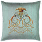 Ornate Victorian Pastel Blue Cushion Cover