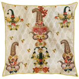 Jewelled Floral - Kilangi Embroidered Cushion