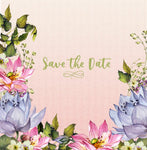 Save the Date - Lotus Blossom