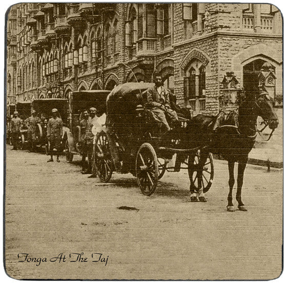 Old Bombay - Tonga at the Taj Trivet
