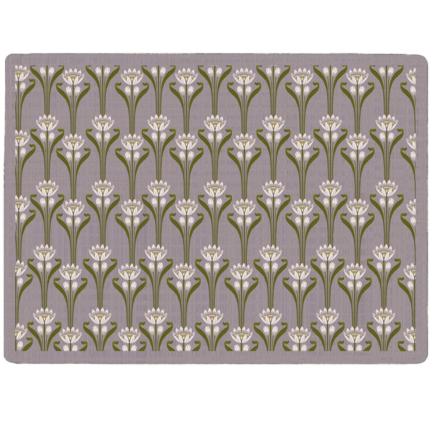 Lilac Lotus Art Nouveau Tablemat