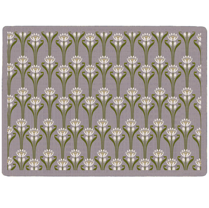 Lilac Lotus Art Nouveau Tablemat