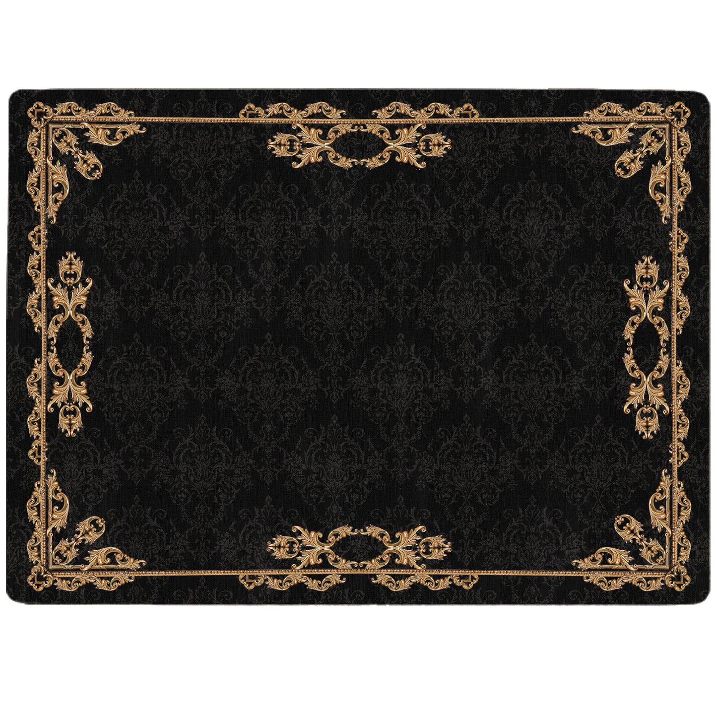 Slate Black Grunge Tablemat