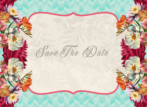 Save the Date - Wild Flowers