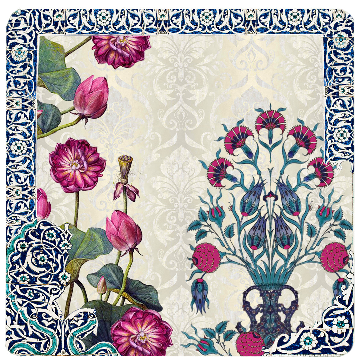 Enchanted Poppy Garden Coasters
