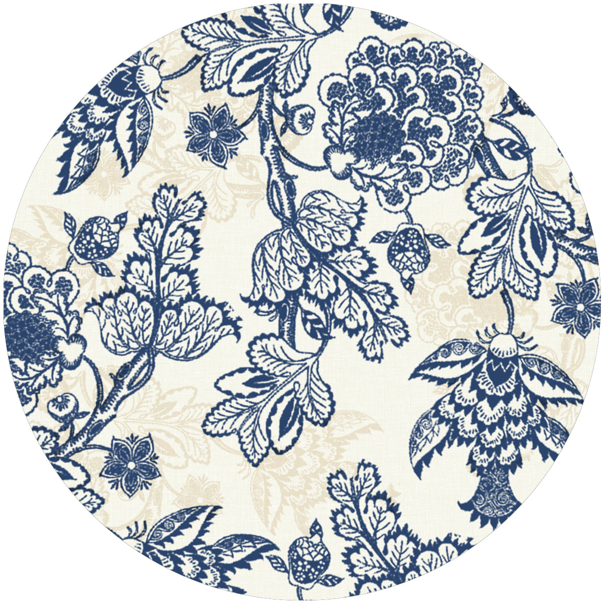 Blue Pottery Chintz Trivet